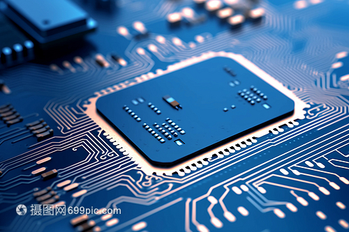集成電路電路板3D概念圖 驅動研發革新的視覺引擎